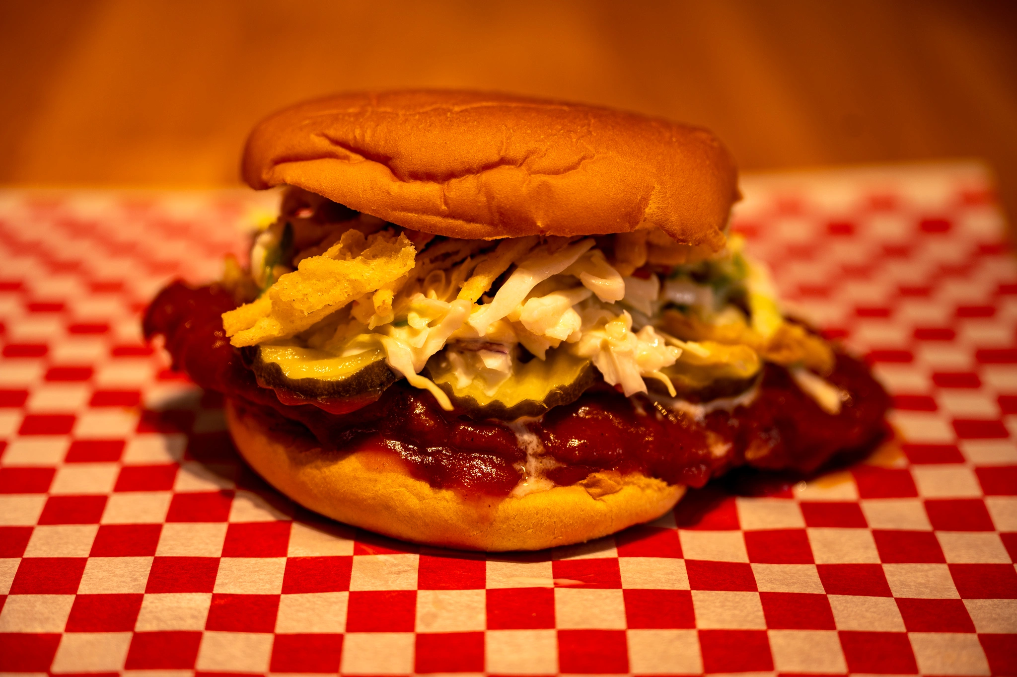 Blazing Chicken Shack hot chicken restaurant in downtown Winnipeg, MB