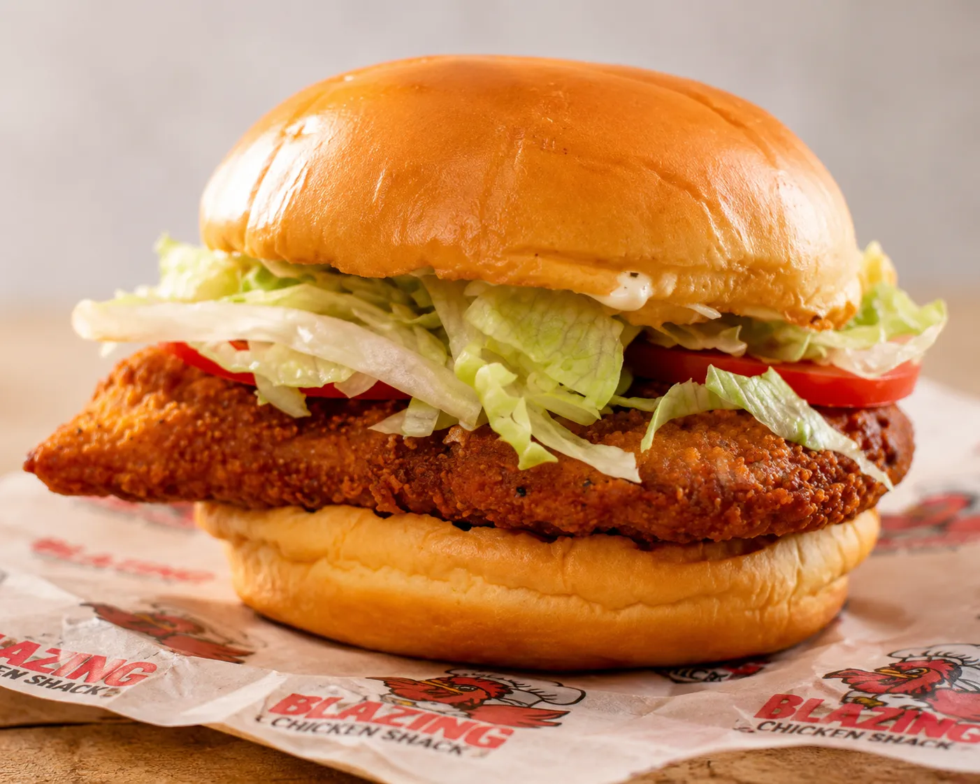 Crunchy Chicken Sando at Blazing Chicken Shack in downtown Winnipeg