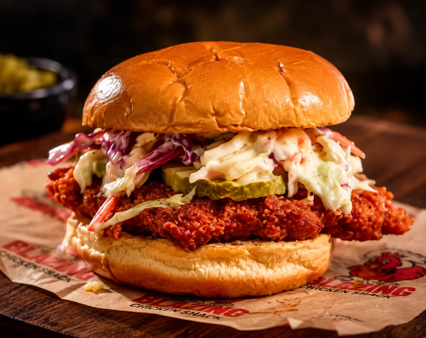 Music City Nashville Sando at Blazing Chicken Shack in downtown Winnipeg